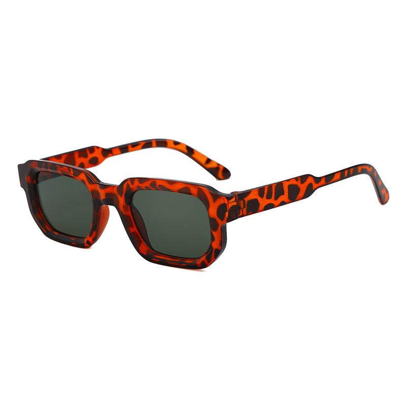 Nuevas Gafas de Sol Rectangulares Mujer Hombre Marca Lujosa Diseñador Casual Gafas de Sol Femenino Masculino Plástico Personalidad Gafas de Exterior