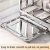 miflame Stainless Steel Kitchen Knife & Utensil Storage Rack