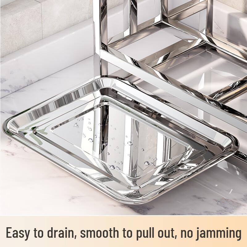 miflame Stainless Steel Kitchen Knife & Utensil Storage Rack