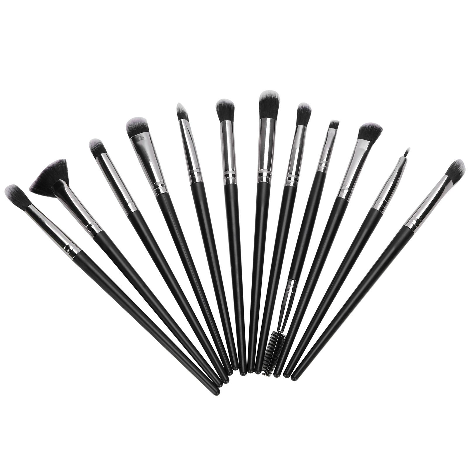 

Набор из 12 кистей для макияжа из нейлона, тональная основа, румяна, пудра, консилер, кисти для ресниц