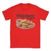 Men's T-Shirt Chicken Nuggets Novelty 100% Cotton Tee Shirt Short Sleeve  T Shirt Round Neck Clothes Plus Size