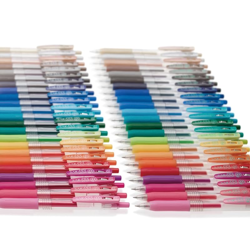 Zebra Sarasa Clip Gel Ballpoint Pen 0.5mm Blue 10-Pack B-JJ15-BL