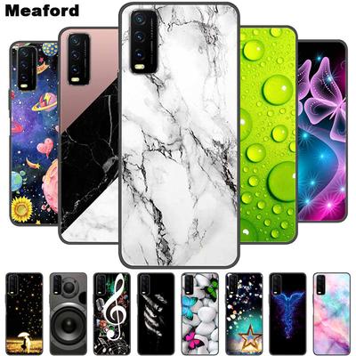 Pro Vivo Y20 Pouzdro Mramorové Měkký Silikonový Zadní Kryt pro Vivo Y20S Y20 S Y 20i Kryt Telefonu pro Vivo V2027 Y20i Coque Funda Taška