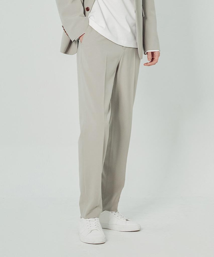 ADHOC Men'S New Slim Pants (K-Grey) (Hz2Lp31_52)