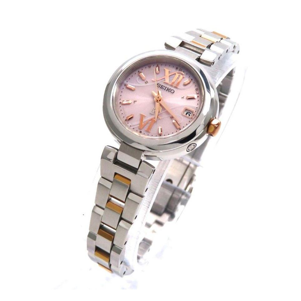 [SSVW001] SEIKO Seiko watch Rukia pink dial  Very good condition