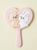 Cute Character Design Portable Comb & Mirror Set