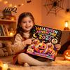 Set di Figure Acriliche Calendario dell'Avvento Fantasma di Halloween, Scatola Conto alla Rovescia di 24 Giorni con Regalo Novità per Bambini, Giocattolo da Collezione Spettrale