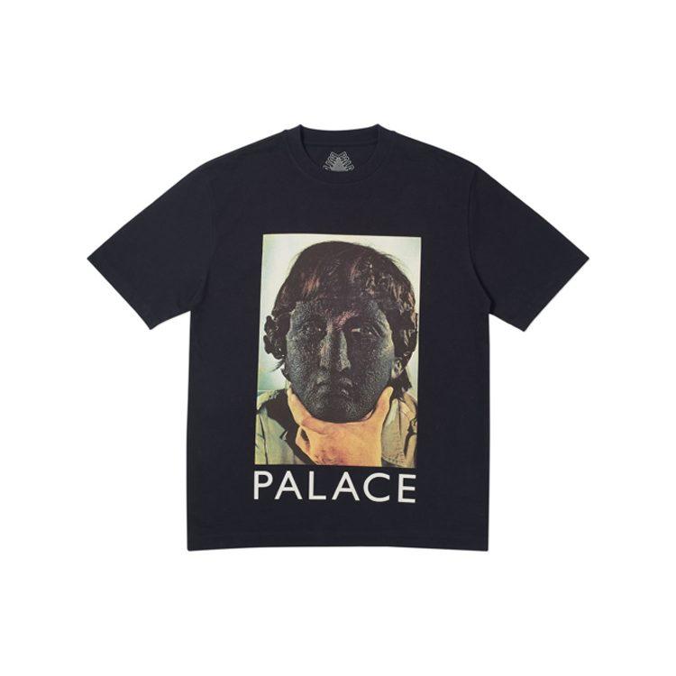 Palace T Shirts Unisex Black Crew Neck Moderate P16TS098