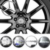 New 80% 4PCS 75mm for Mercedes benz AMG C E S GLE CLC Class W204 W203 W205 W124 W221 Car Wheel Center Cap Hub Covers Badge Acce