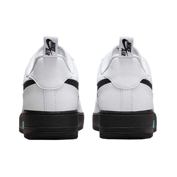New Nike Air Force 1 Low White Black Teal DR0155-100