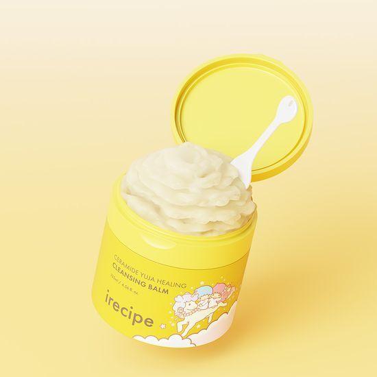 iRECIPEx Little Twin Star Ceramide Yuzu Healing Cleansing Balm 135ml (+10ml + hairpin)