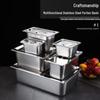 Tianze Stainless Steel Food Pan with Lid