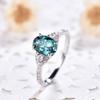 European And Korean Ring Women, Elliptical Geometric Design Simple Ring, Niche Elegant Triangle