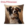 Animal Print Cushion Cover Soft Plush Cartoon Decor For Living Room Sofa