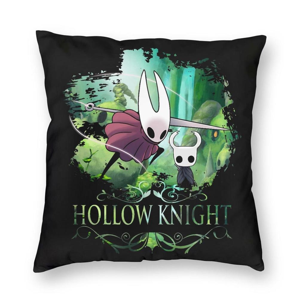 Spiel Hollow Knight Silksong Kissenbezug Doppelseitiger Druck Polyester Kissenbezug Dekor Kissenhülle Zuhause Quadratisch 45*45cm