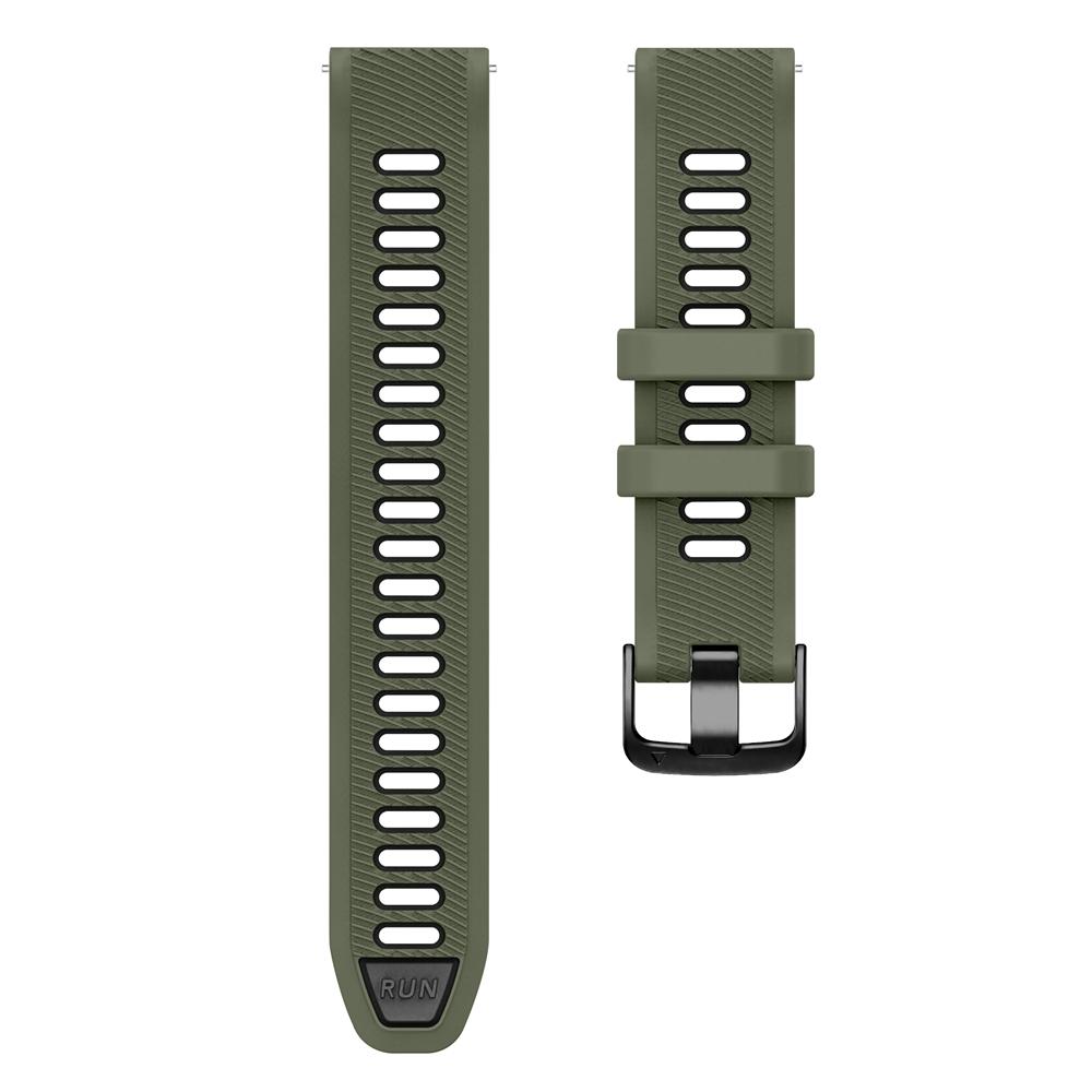 Two-tone Silicone Watch Strap For Garmin Forerunner 265 255 Music 570 47mm/Venu 4 3 2 45mm/Vivoactive 4 Watch SmartWatch bands