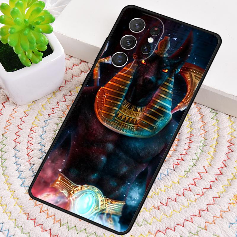 

Anubis Egyptian God Phone Case for Samsung Galaxy note 10 pro S26 Ultra S23 S24 FE S25 S21 S22 PLUS shockproof Cove Galaxy S24 FE