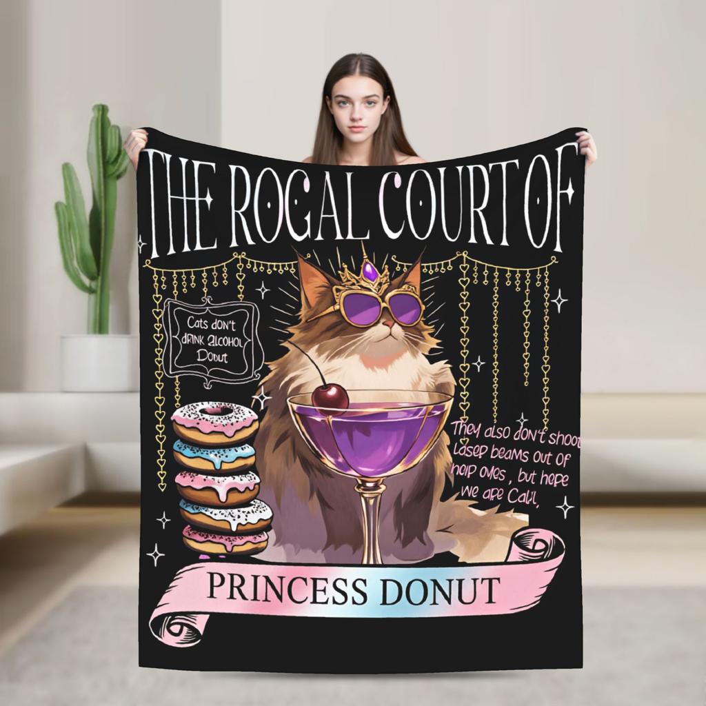 Super Soft Throw Blanket Travel Office Dungeon Crawler Carl Princess Donut Has Committed an Atrocity Blanket Sofa Bed Cover