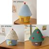 Cute Little House Woven Storage Bin With Cover For Home Bedroom And Kids Room