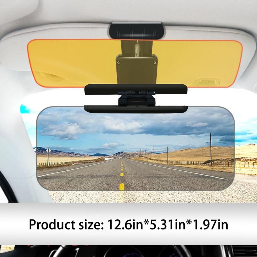 Acrylic anti-glare reflective sun visor Uv Protection Commercial Vehicle Car Supplies Day and Night Plastic Visor