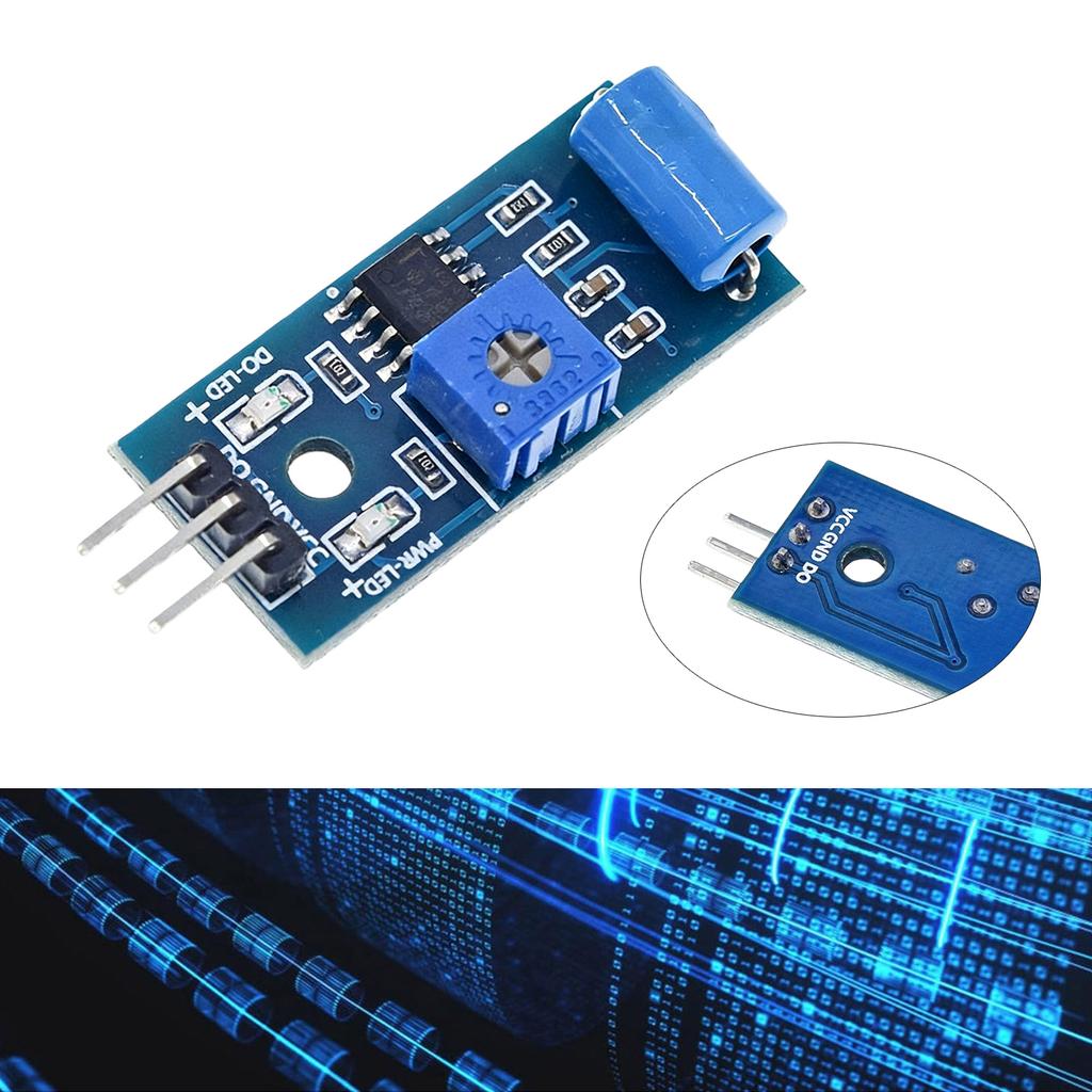 5Pcs Metal SW420 Vibration Switcher Module For Industrial Automation Security Alarm Sensory For Microcontroller Project