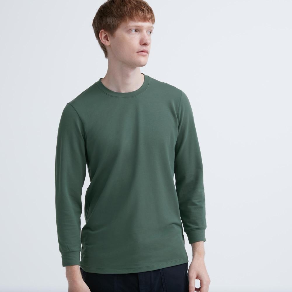Uniqlo Japan HeaTTech CoTTon Crewneck T  exTra Warm  9 Mini Sleeve 