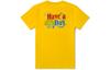 Vans T Shirts Women's Yellow Crew Neck Moderate Mock Two Piece VN0A5F3X85W