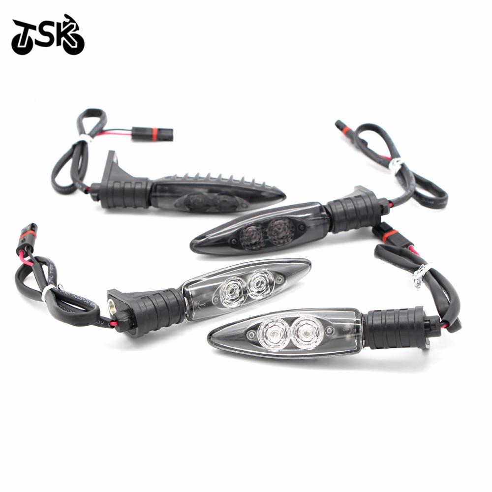 

BMW Motorcycle Turn Signals for HP4, S1000R, S1000RR, S1000XR, F700, F800, GS Clear (Long Leg)