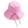 Fisherman Hat Women's Large Brim Bow Tie Hat Korean Style Small Fresh Sun Hat Versatile Sun Protection Hat