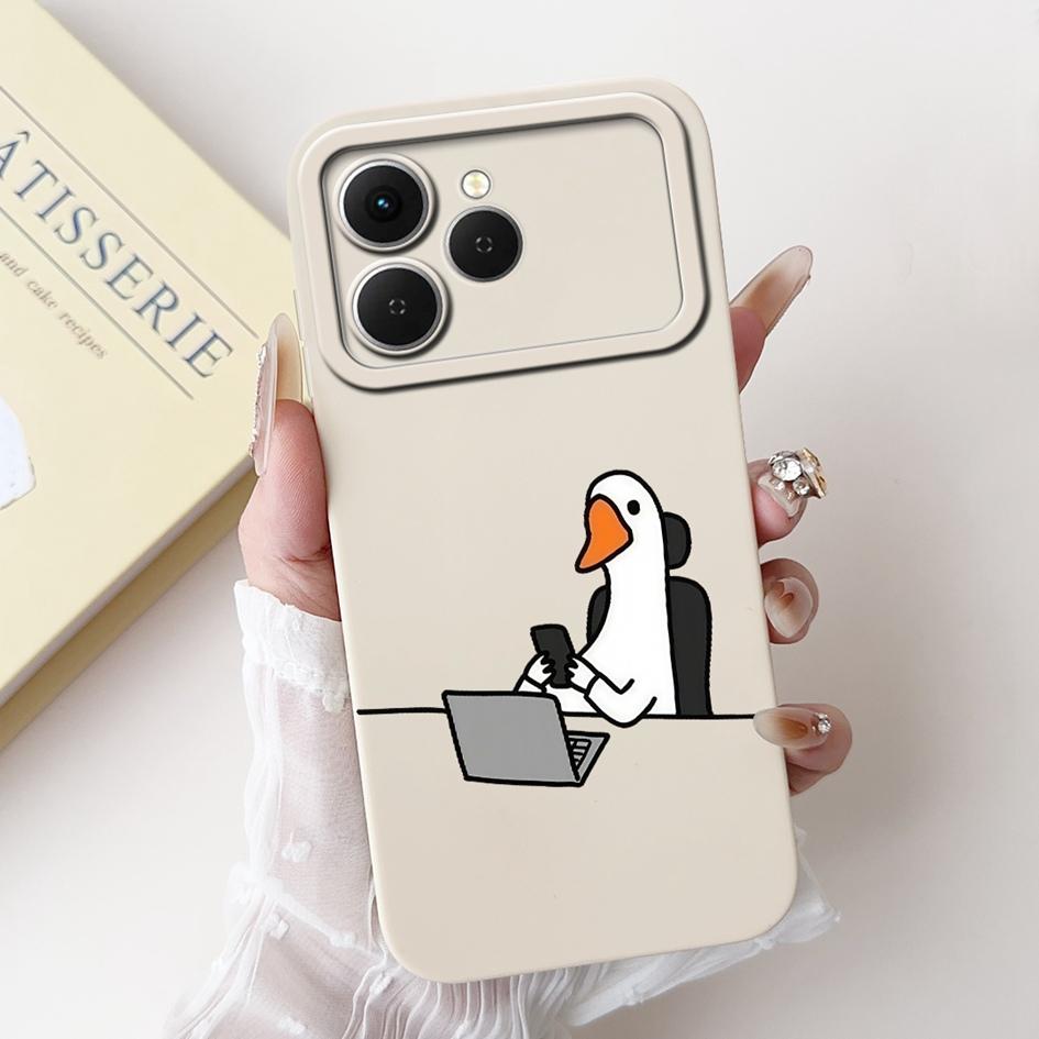 For Tecno Spark 40 Case Popular Cartoon Space Soft Silicone Camera protection Phone Cover For Tecno Spark 40C Spark40 4G Housing