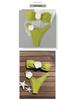 2024 Sexy Solid Color Halter Bandeau Two-Way Flower Bikini Swimsuit for Women