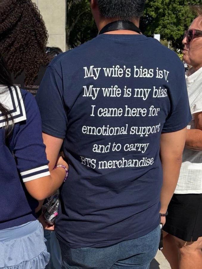 My wife s bias is V T Shirt 2XL