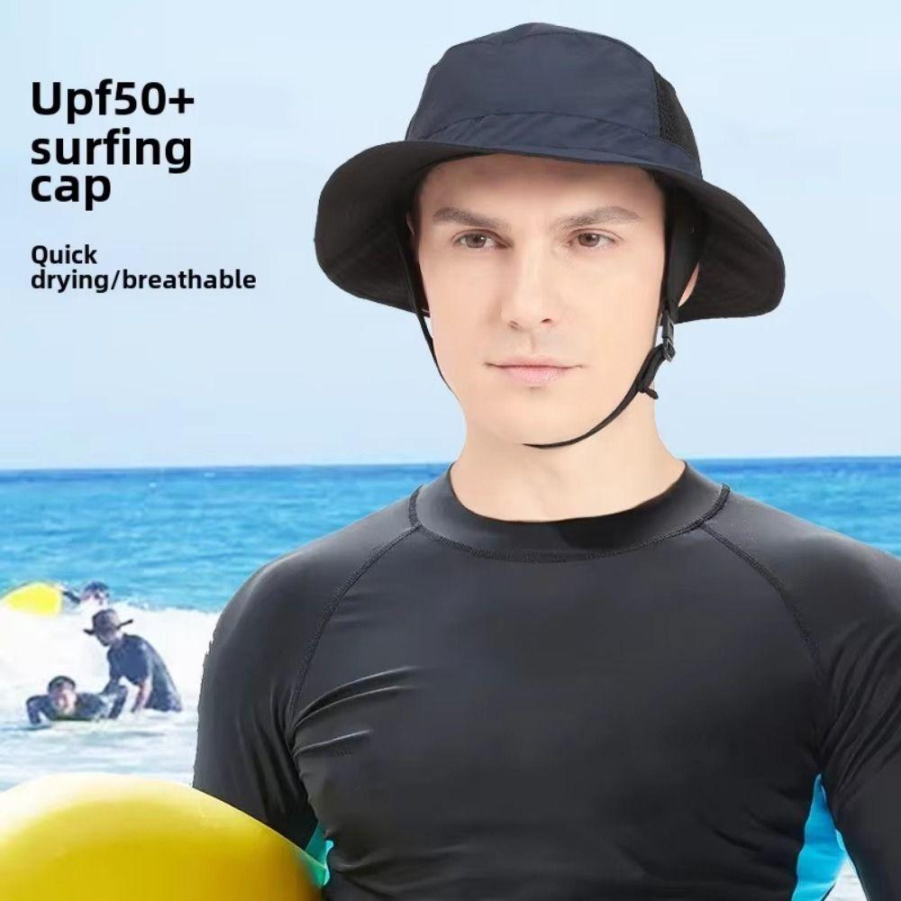 UPF50+ Sunscreen Fisherman Hat Breathable Men's Sun Hat Lighweight Summer Bucket Hat Women
