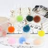 Pom Pom Bag Charm Keychain Plush Toy Pendant Keyring Couple Mobile Phone Decor