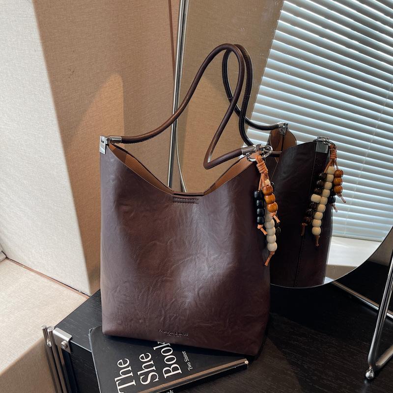 Underarm Bag Women's 2025 New Trendy Fashion High Sense Retro Versatile Shoulder Bag Commuter Messenger Bucket Bag