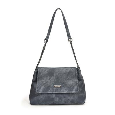 Ketten-Schultertasche, schlicht und vielseitig, geeignet für den Weg zur Uni oder zur Arbeit.
