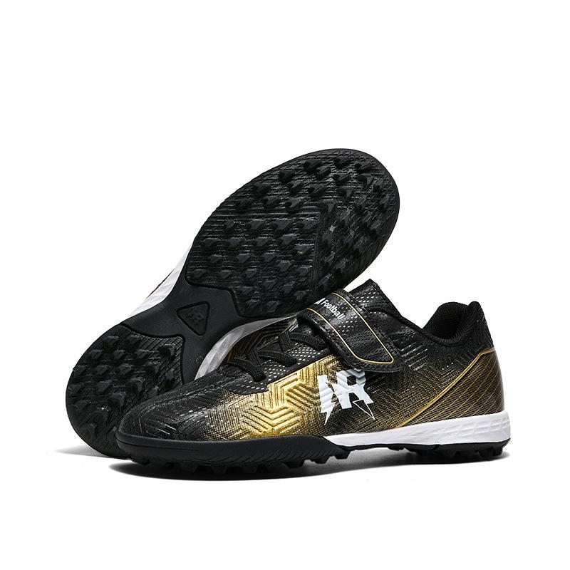 

Football Shoes Shredded Nails Artificial Turf AG Nails Leather Foot Boys and Girls Teens Students Training Sneakers 39