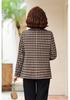 2026 Stylish Autumn Plaid Jacket for Middle-Aged and Elderly Women