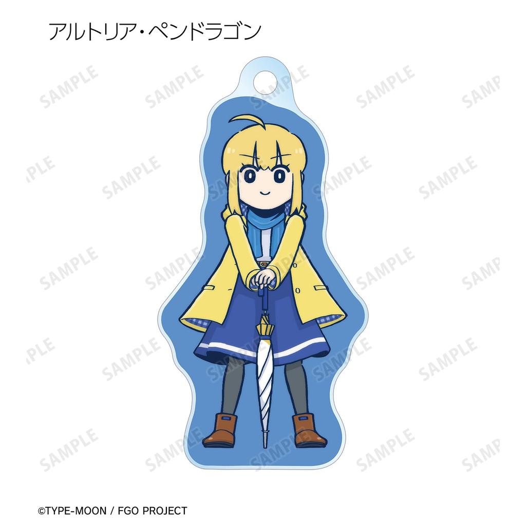 Anime [FateGrand Order: Ritsuka Fujimaru Doesn't Know] Original Illustration by Tsuchida, Between the Rainy Season Ver. Trading Acrylic Keychains,