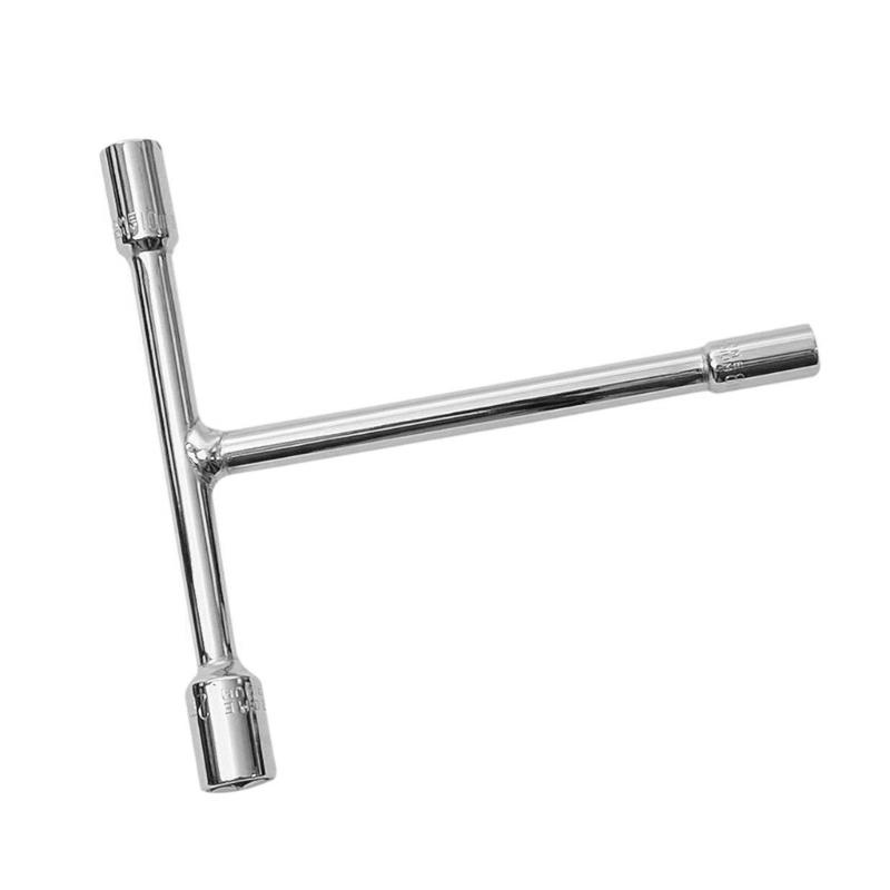 3 Way Metric T-Socket Wrench 8mm, 10mm, 12mm, T-type Socket End Motorcycles, ATV Bicycles Repair Wrench Tools