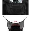 Car Net Pocket Handbag Holder, Driver Storage Netting Pouch Between Seats, Large Capacity Seat Back Organizer Mesh Pocket for Purses and Bags, Auto