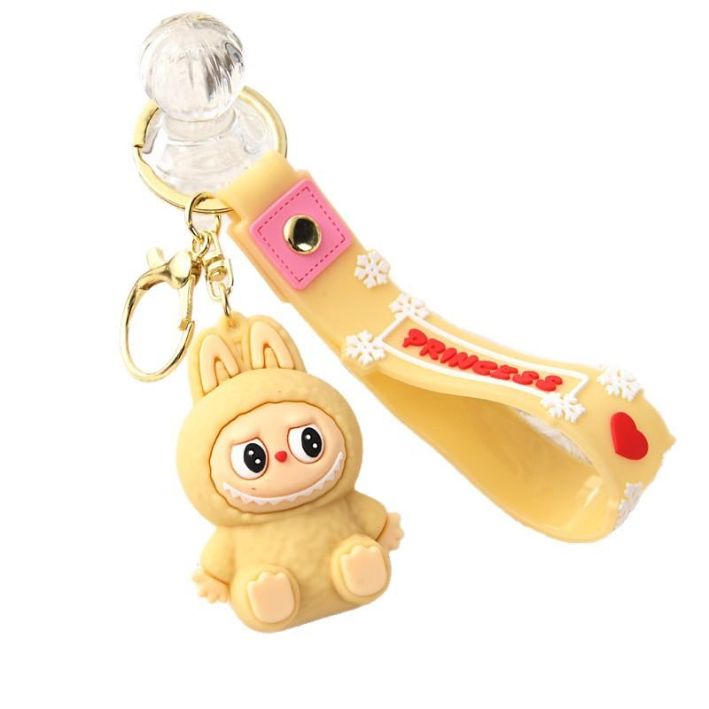 PVC Soft Rubber Bag, Car Grab Doll, Small Gift, Sitting Key Chain.