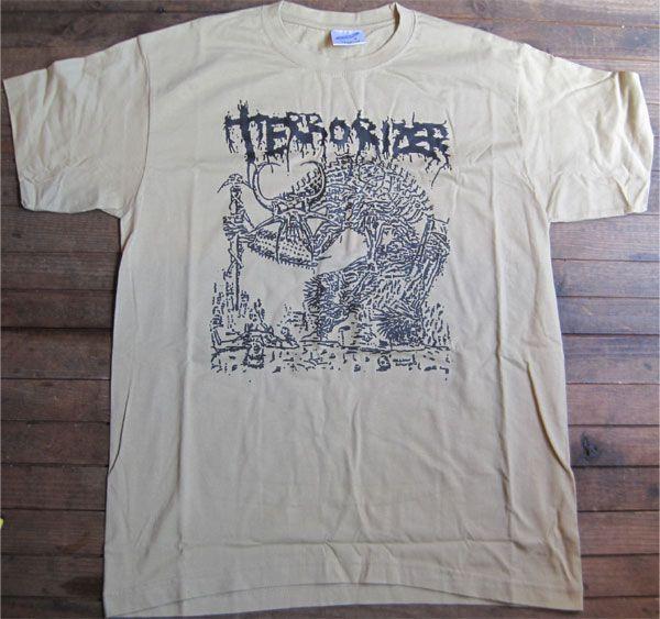 

New Terrorizer All Sizes S5XL Cotton White Short Sleeve Shirt NZ1823 Unisex T-Shirt XXL