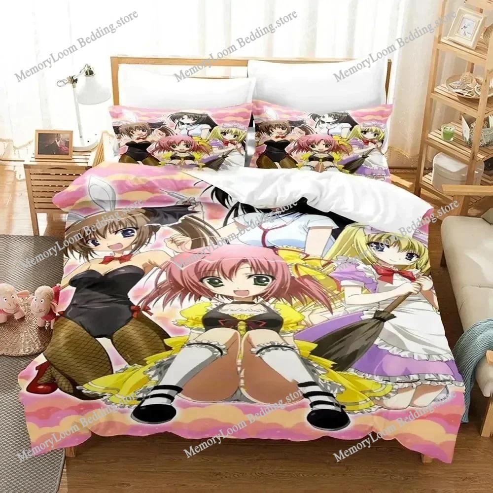 Anime Series Popular Student Council's Discretion Bedding Set Full/Queen Size Duvet Cover Pillowcase Kids Bedroom Decor Soft Set
