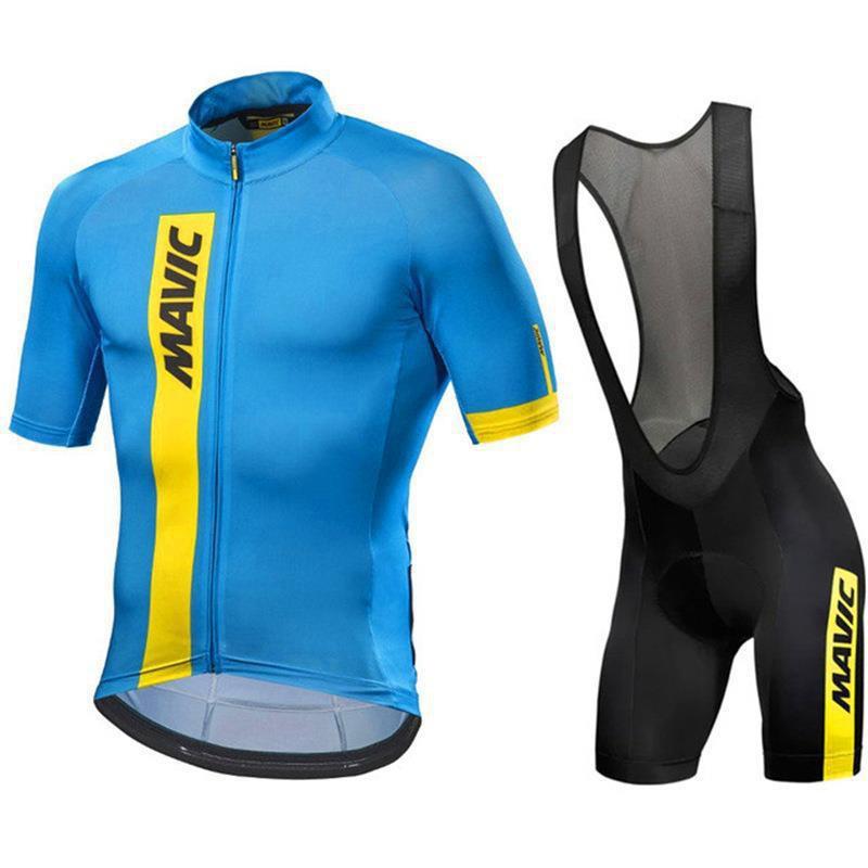 Mavic Professional Team Riding Suit Short-sleeved Strap Set Mountain Bike Shirt Tour De