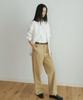 Lingseoul Cotton Fatigue Pants-Beige