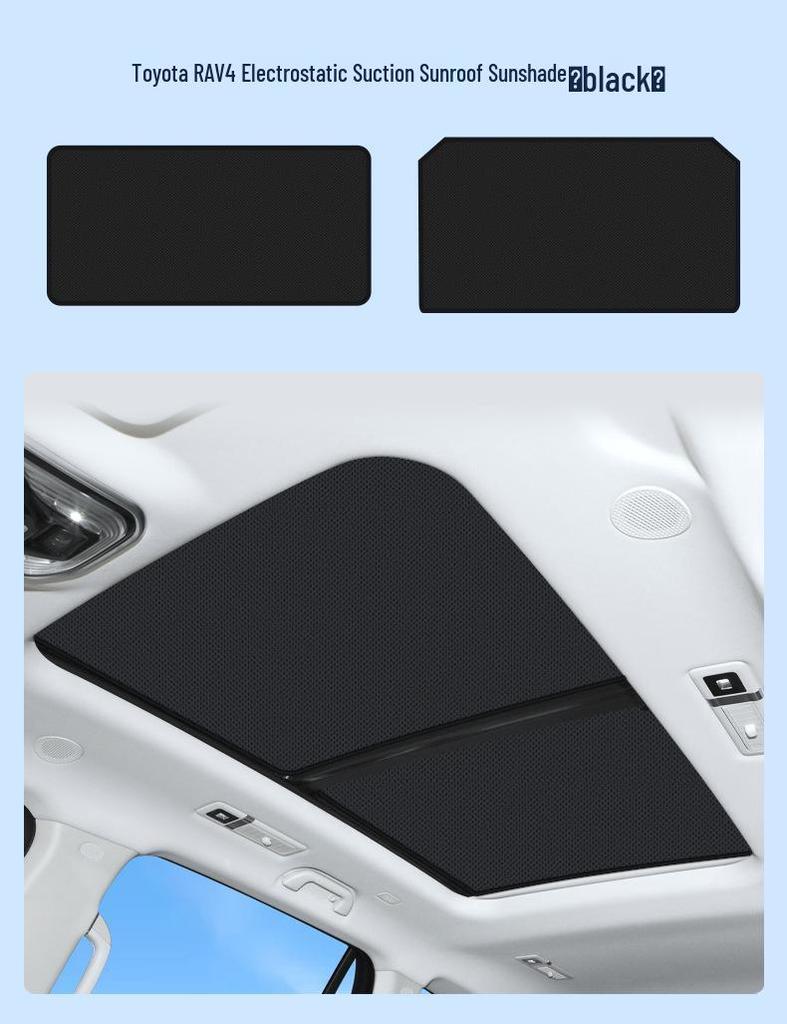 Electrostatic Sunroof Sunshade for Toyota RAV4, Highlander, Crown, Camry, and Venza