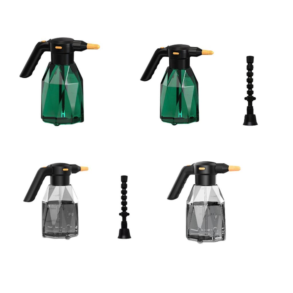 2L Electric Watering Can Foam Sprayer Handheld Portable Ergonomic Handle 14x27cm for Indoor Outdoor Plants Sturdy Labor Saving