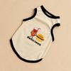 Pet Sleeveless T-Shirt Round Tank Top Neck Pet Breathable