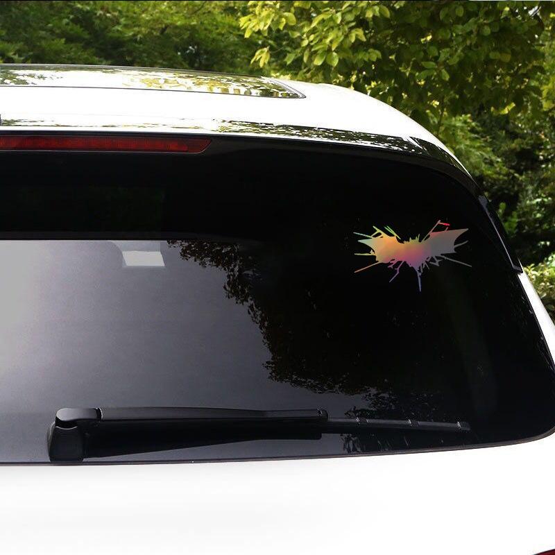 

15*9 см летучая мышь в трещине наклейка на автомобиль высокое качество виниловая наклейка световой узор для транспортных средств грузовик автомобиль мотоцикл ноутбук